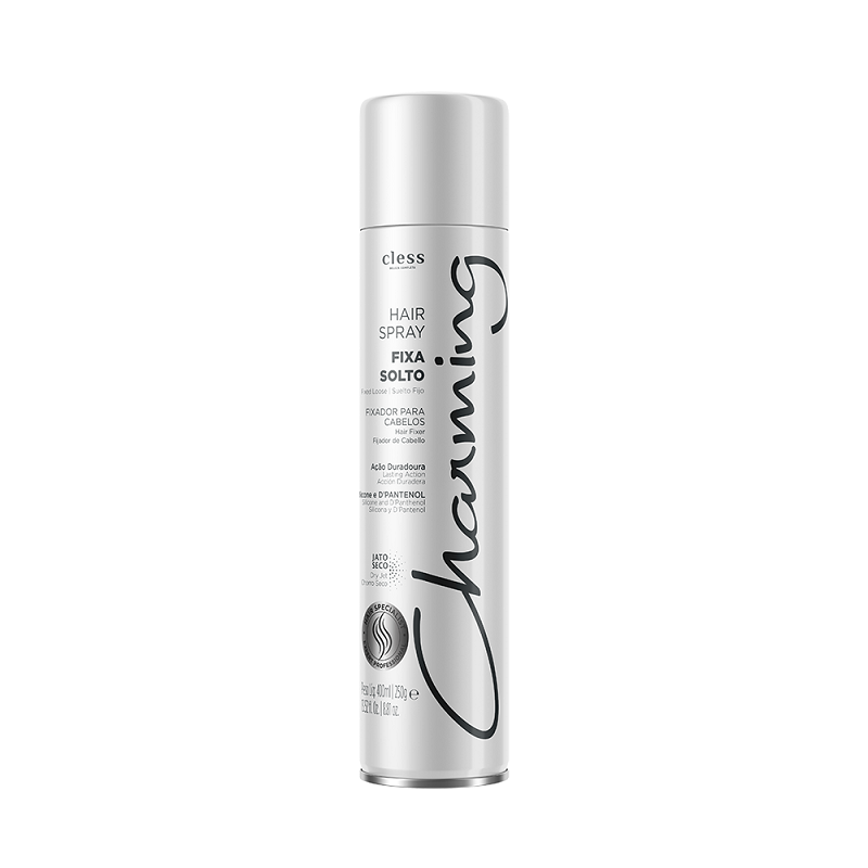 Hair Spray Fixador Charming Normal Fixa Solto 400ml