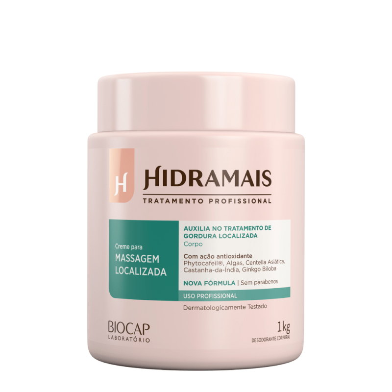Creme de Massagem Localizada Hidramais Phytocafeil 1kg