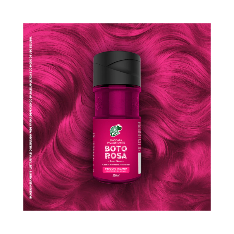 Kamaleão Color Máscara Pigmentante Boto Rosa 150ml