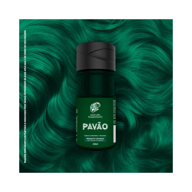 Kamaleão Color Máscara Pigmentante Pavão 150ml