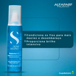 Ampola Capilar Alfaparf Semi Di Lino Essential Oil 13ml