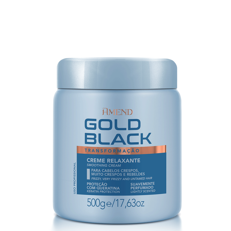 Creme Relaxante Amend Gold Black 500g