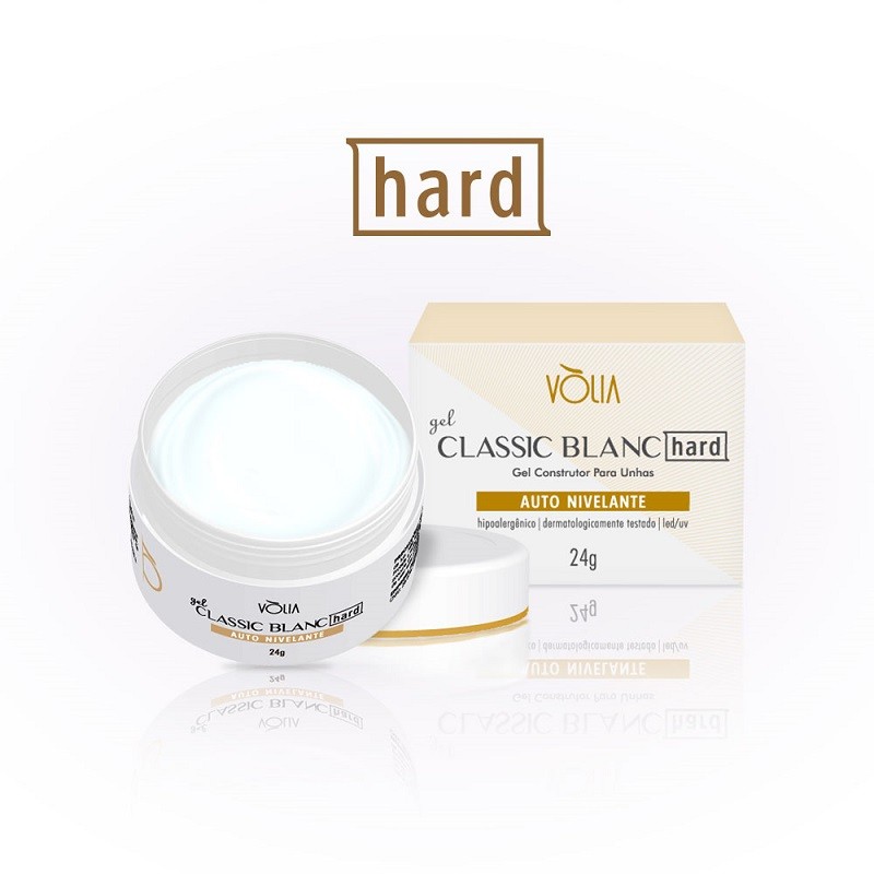 Gel Construtor para Unhas Classic Blanc Hard Vòlia 24g