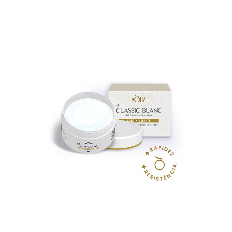 Gel Construtor para Unhas Vólia Classic Blanc 24g