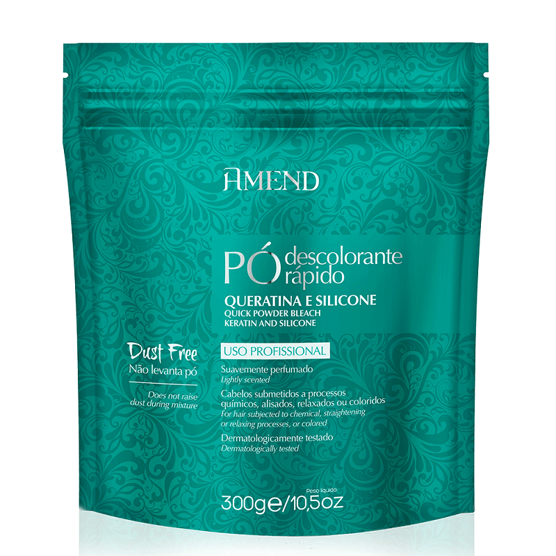 Pó Descolorante Amend Queratina e Silicone 300g