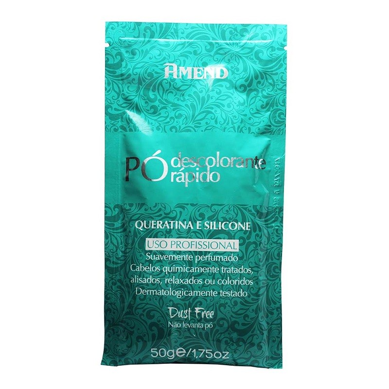 Pó Descolorante Amend Queratina e Silicone 50g