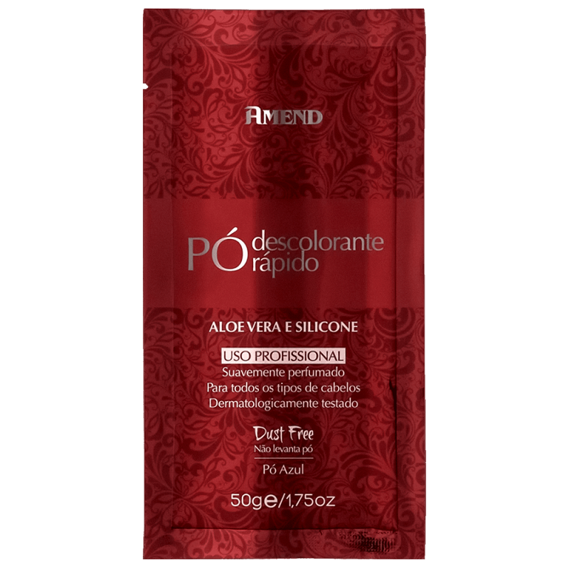 Pó Descolorante Amend Aloe Vera e Silicone 50g