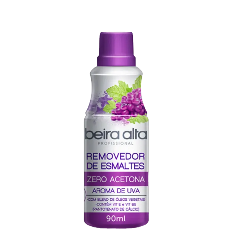 Removedor Esmalte Beira Alta Zero Acetona Uva 90ml