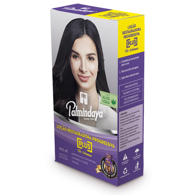 Loção Restauradora Palmindaya Plus Woman 160ml