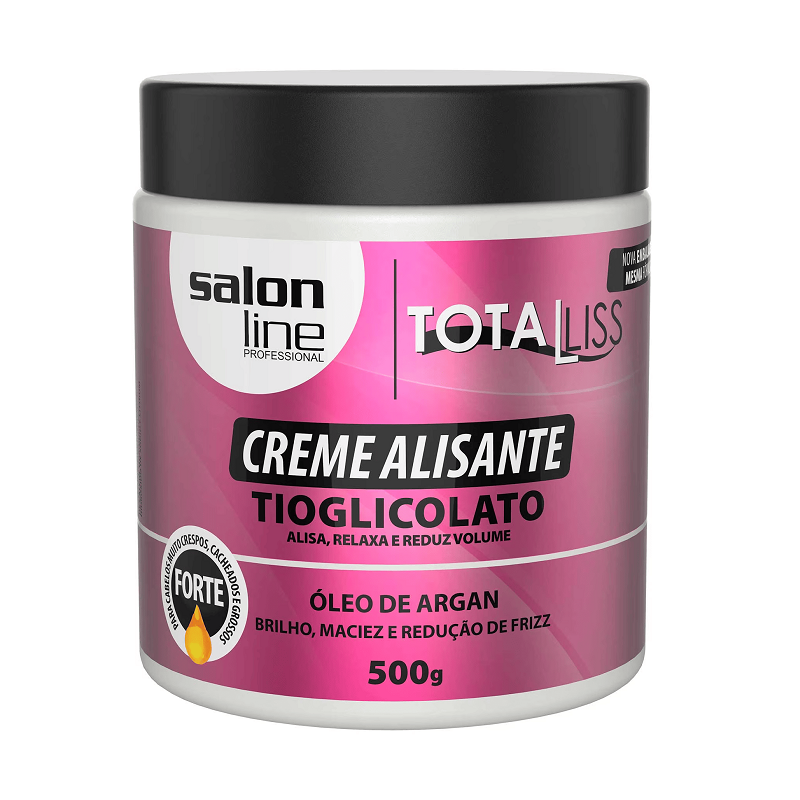 Creme Alisante Óleo de Argan Forte Salon Line 500g