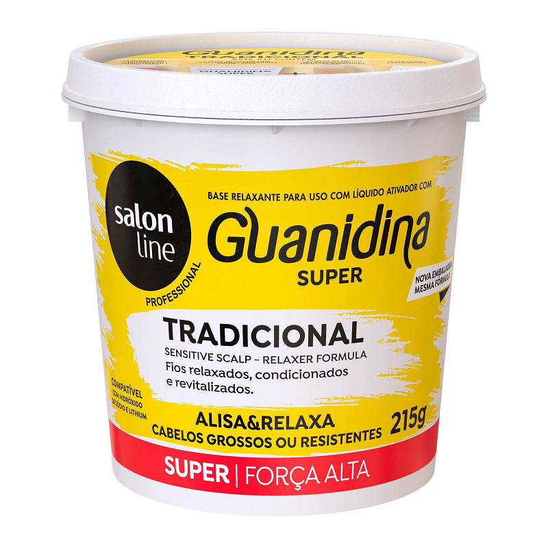 Kit Salon Line Guanidina Tradicional 215g - Super Força Alta