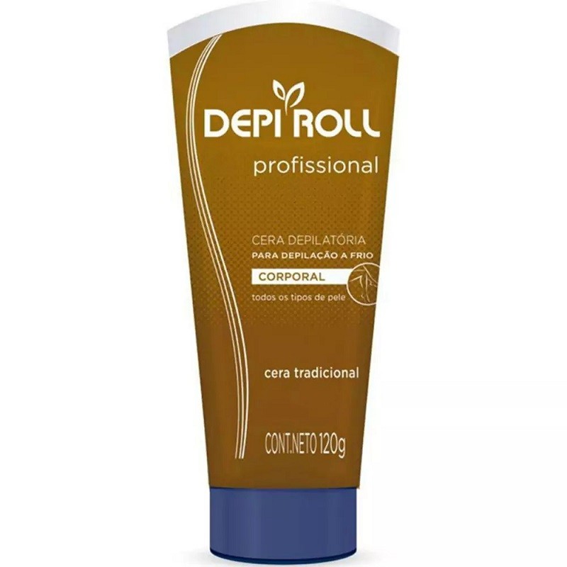 Cera Depilatória Fria Depi Roll 120g Tradicional
