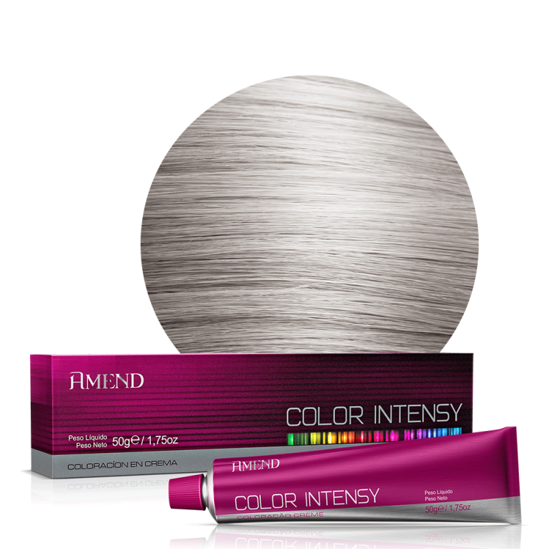 Coloração Amend Color Intensy 12.1 Louro Claro Acinzentado 50g
