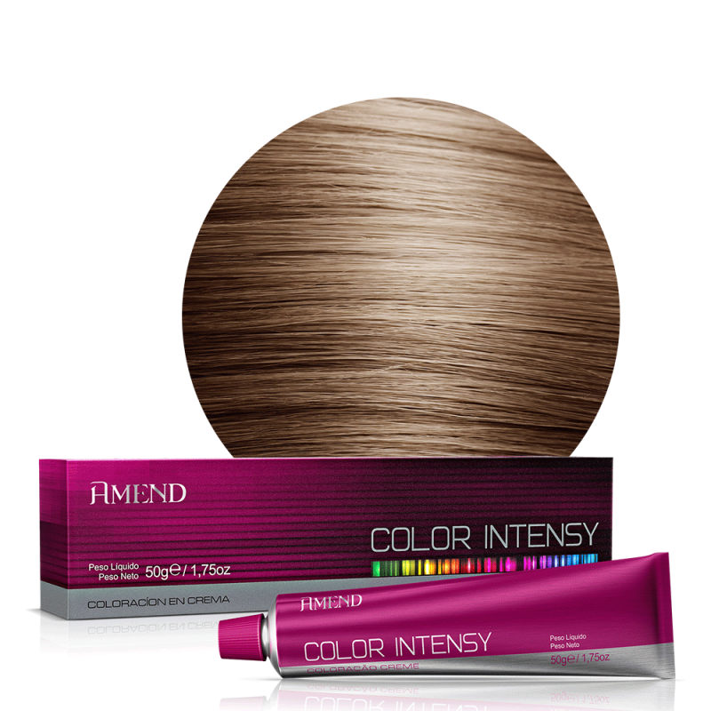 Coloração Amend Color Intensy 7.7 Louro Médio Marrom 50g