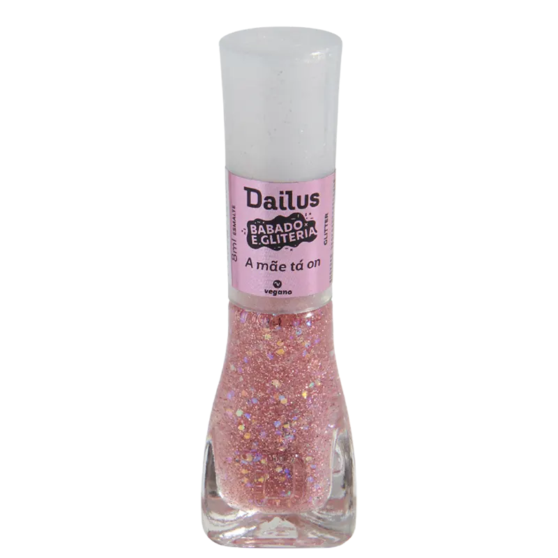 Esmalte Dailus Babado e Gliteria A Mãe Tá On 8ml
