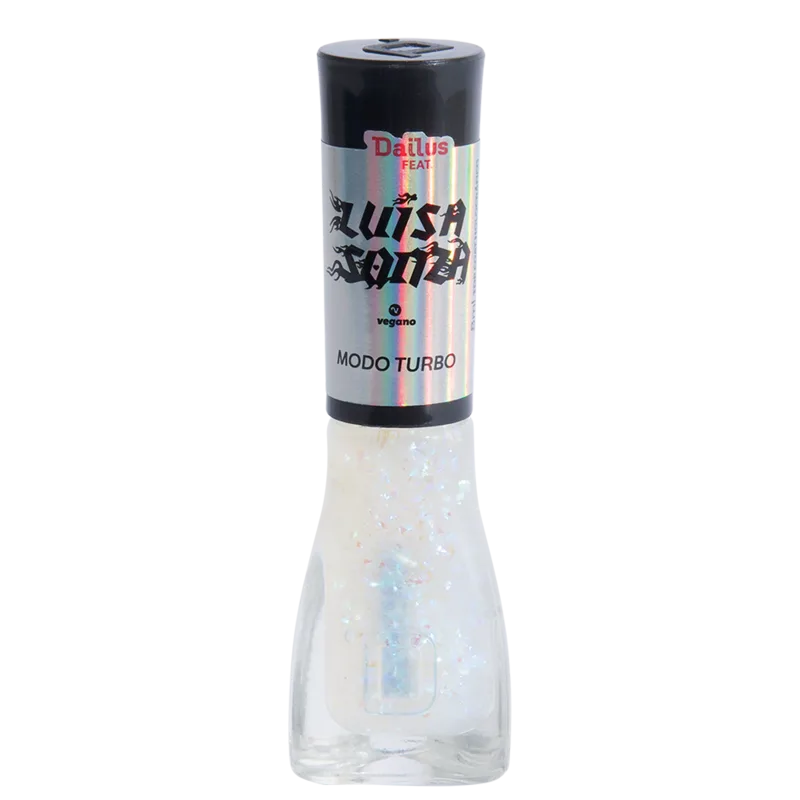 Dailus Luisa Sonza Modo Turbo - Top Coat Holográfico 8ml