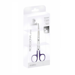 Tesoura Para Cabelo Mundial Fio Navalha 214 Silver 6 Polegadas