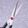 Tesoura Para Cabelo Mundial Fio Laser 653-5 Ponto Vermelho 5 Polegadas