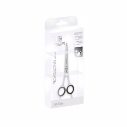 Tesoura Para Cabelo Mundial Fio Laser TE-7003S Silver 5,5 Polegadas