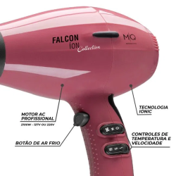 Secador de Cabelo MQ Professional Falcon Ion Pink 2100W 127V