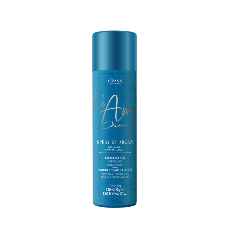 Spray de Brilho Argan Eu Amo Charming Cless 150ml