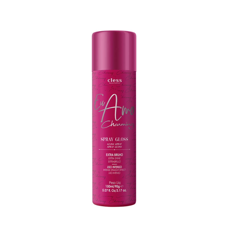 Spray de Brilho Gloss Eu Amo Charming Cless150ml