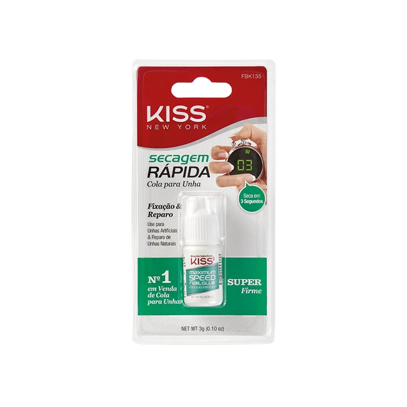 Cola de Unha First Kiss Secagem Rápida- FBK135
