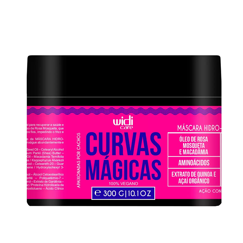 Widi Curvas Mágicas Máscara Hidro-Reconstrutora 300g