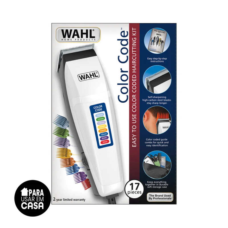 Máquina de Cortar Cabelo Wahl Color Code 110V