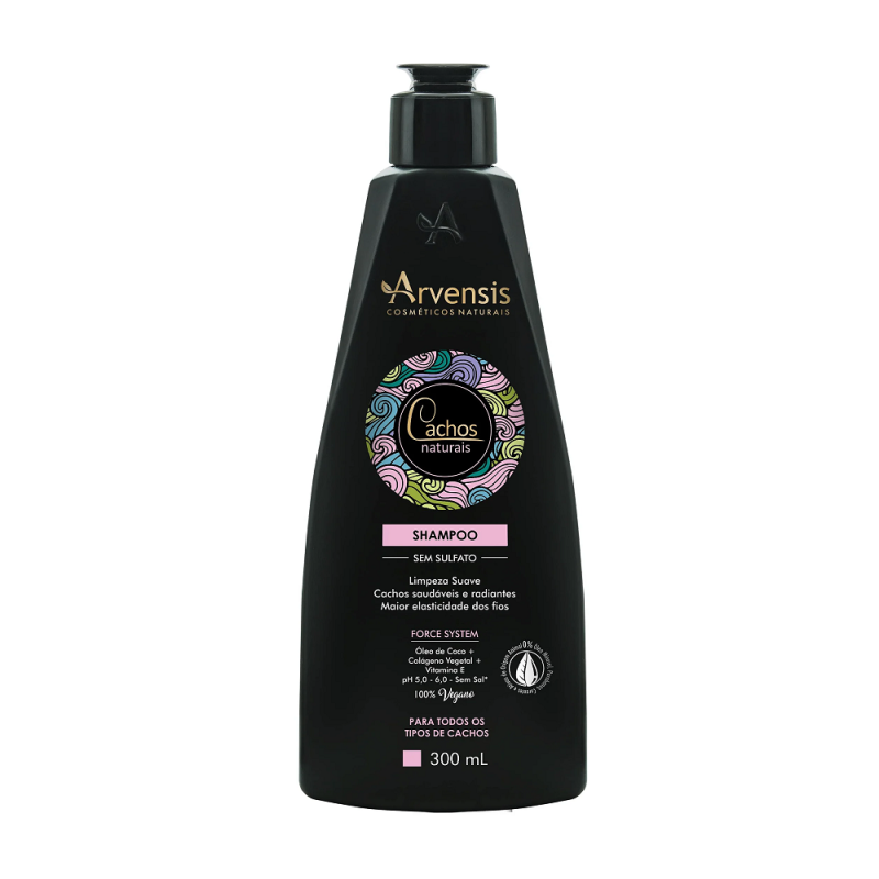 Shampoo Cachos Naturais ( Sem Sulfato ) Arvensis 300ml