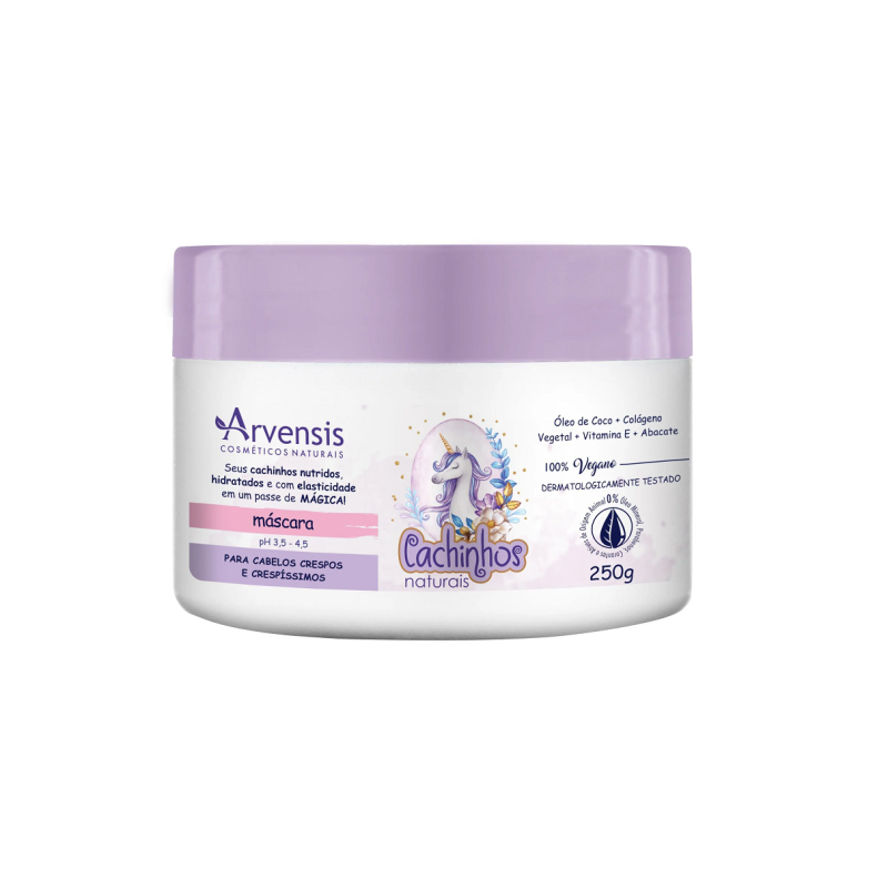 Máscara Capilar Cachinhos Crespos Crespíssimos Arvensis 250gS