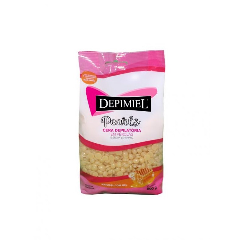 Depimiel Cera Depilatória em Pérolas Natural 500g