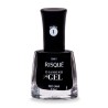 Esmalte Risque Diamond Gel Preto Caviar Cremoso 9,5ml