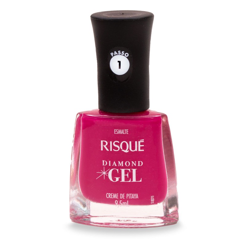 Esmalte Risque Diamond Gel Creme De Pitaya Rosa Cremoso 9,5ml