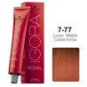 Coloração Igora Royal 7.77 Louro Médio Cobre Extra