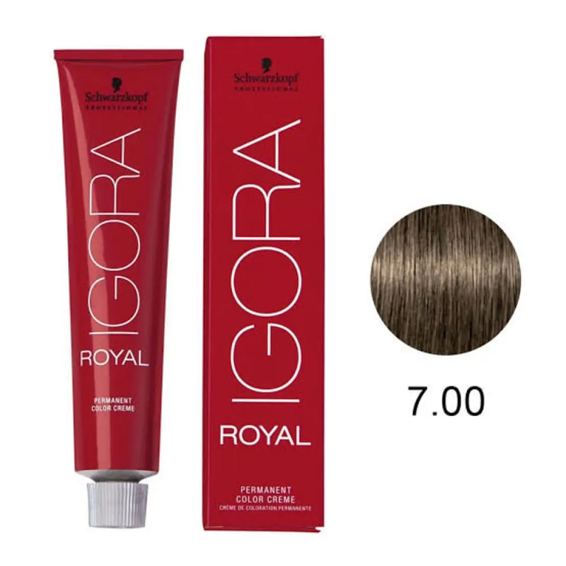 Coloração Igora Royal 7.00 Louro Médio Natural Extra