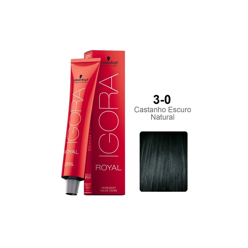 Coloração Igora Royal 3.0 Castanho Escuro