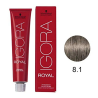 Coloração Igora Royal 8.1 Louro Claro Cinza