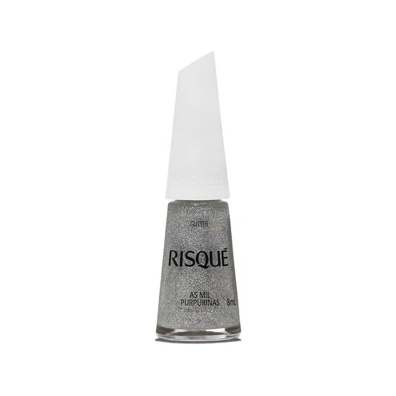 Esmalte Risque Glitter As Mil Purpurinas 8ml