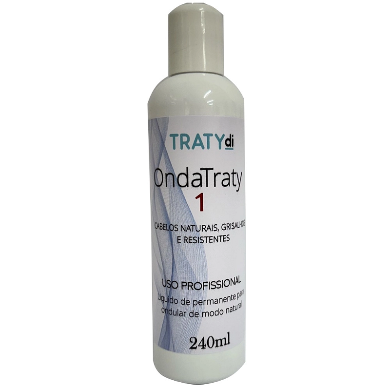 Líquido de Permanente OndaTraty 240ml Nº 1 - Cabelos Naturais e Resistentes