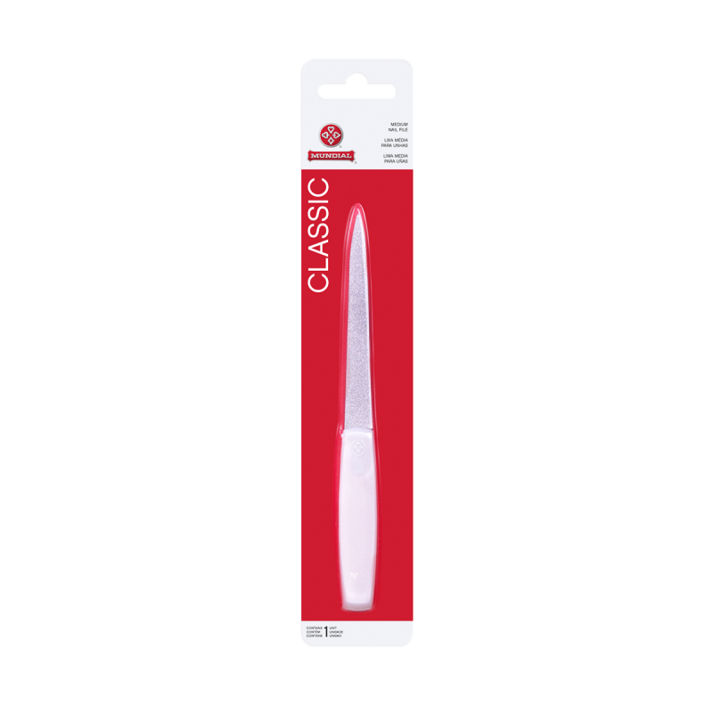 Lixa de Unha Metálica Classic Mundial Ref.L1196-6BP