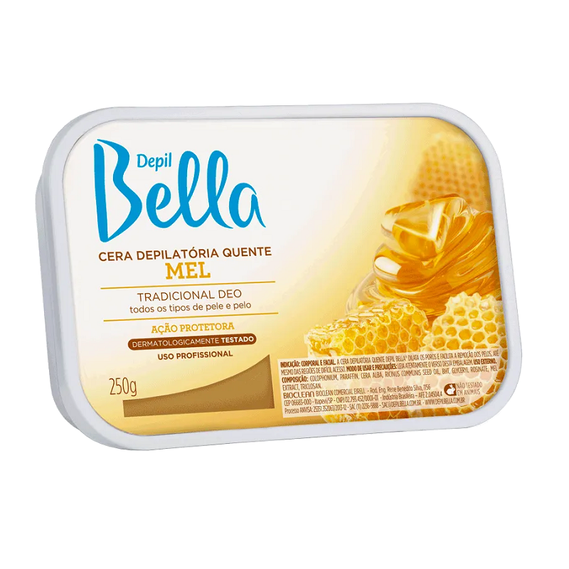 Depil Bella Cera Quente em Barra Mel 250g