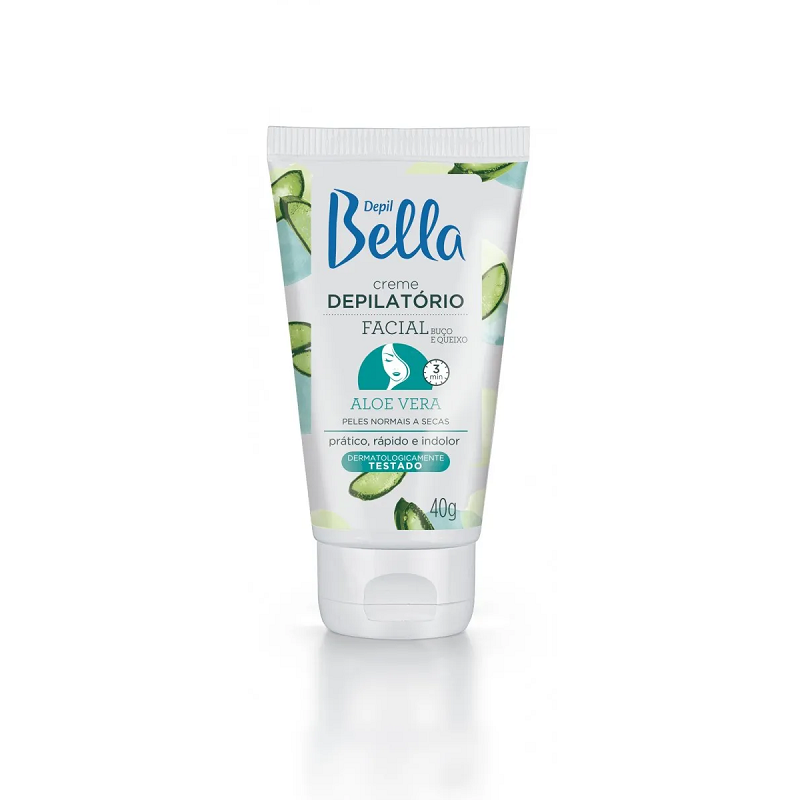 Depil Bella Creme Depilatório Facial Aloe Vera 40g