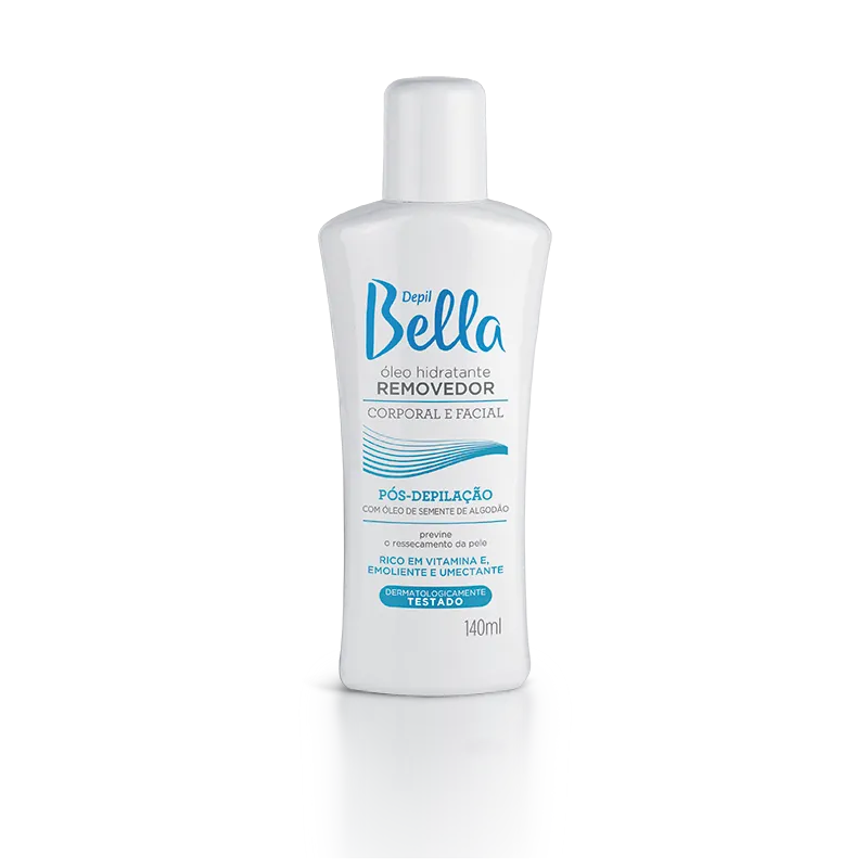 Depil Bella Óleo Removedor de Cera Algodão 140ml