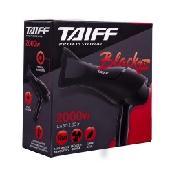 Secador de Cabelo Taiff Black Ion 2000W 110V