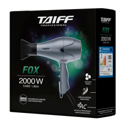 Secador de Cabelo Taiff Fox Ion Prata 2000W 110V