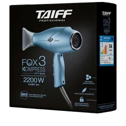 Secador Taiff Fox Ion 3 Kompress Blue 2200W 110v