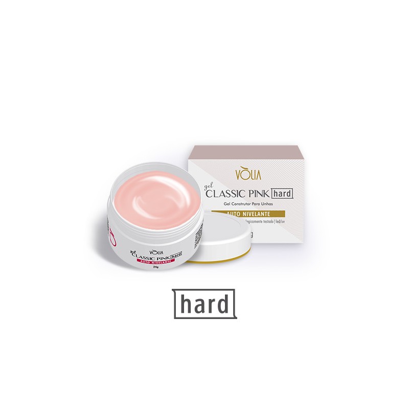 Gel Construtor Vólia Classic Pink Hard 24g