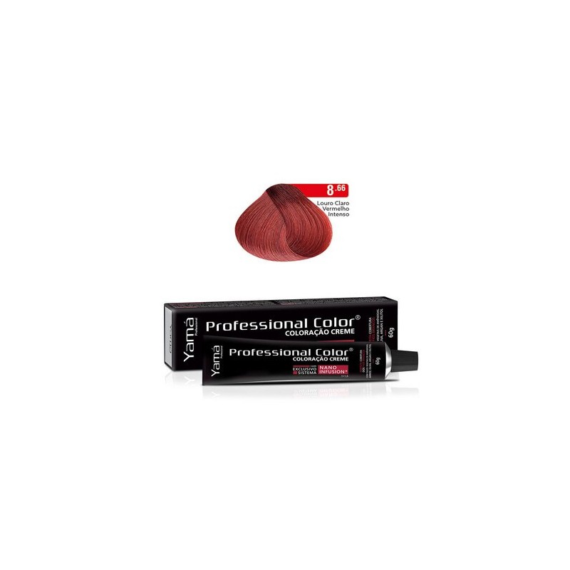Yamá Professional Color Nano Infusion 8.66 Louro Claro Vermelho