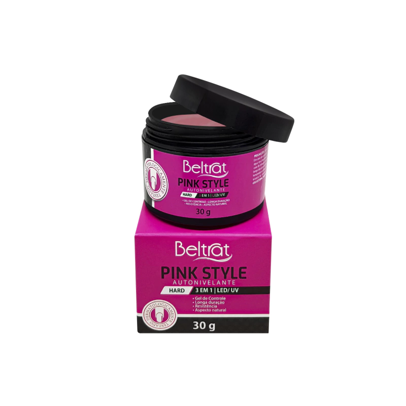 Gel de Unha Beltrat Hard Pink Style 30g